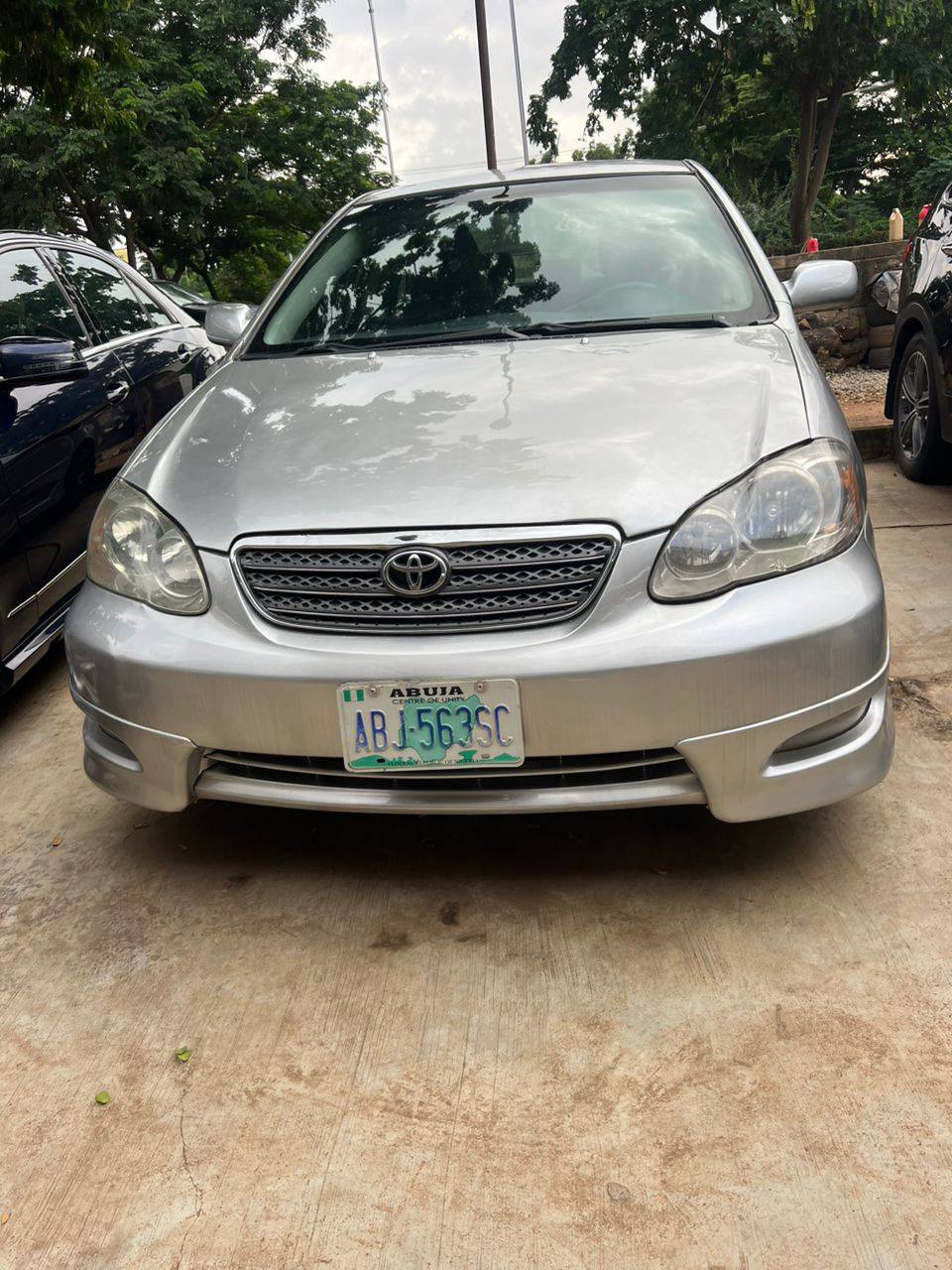 A picture of Super sharp Toyota Corolla sport edition 2006 mode painted on
