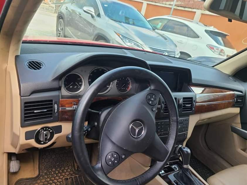 A picture of FOREIGN USED MERCEDES BENZ GLK350 2010 2 Units Pepper Red