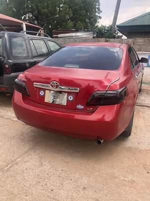 A picture of Toyota Camry muscle 08model Flashed on first body Unscrewed engine