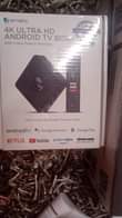 A picture of 4k ultra HD Android TV box