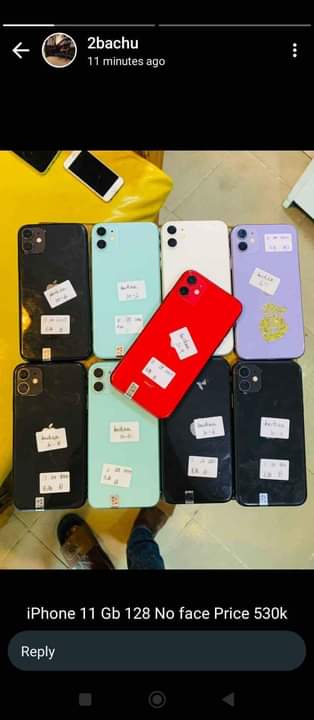 A picture of iPhone 11