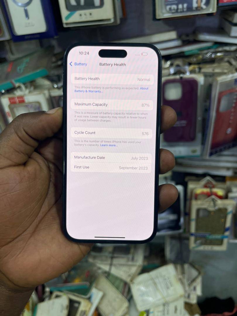 A picture of Iphone 15