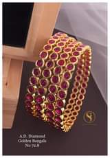 A picture of Colour Diamond Stone Bangles