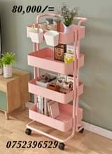 A picture of kitchen racks