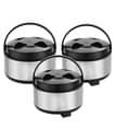 A picture of 3pcs stainless steel hot pot Message Saadia on WhatsApp https