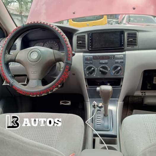 A picture of KB AUTOs flashed on the first body Toyota Corolla YEAR