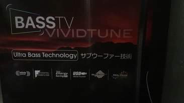 A picture of 40inch tv at 700 000 two months used
