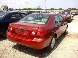 A picture of Toyota corolla 2006 model