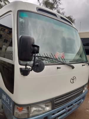 A picture of Toyota coaster bus for sale ...3RZ engine ...year 2015... everything
