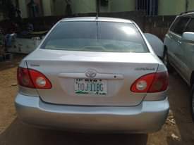 A picture of Registered Toyota Corolla 06