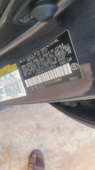A picture of Accident free camry 07 in 2022 entry going 6 9m