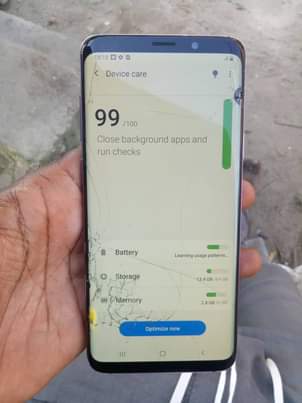 A picture of Samsung s9 plus
