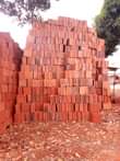 A picture of Quality Clay products like maxpans half bricks roofing tiles vents