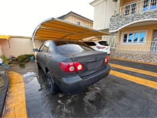 A picture of 2007 model Toyota Corolla. Registered