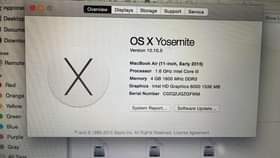 A picture of Apple MacBook