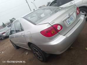A picture of Highest grade 03 04 model Toyota Corolla everything is intact