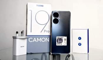 A picture of TECNO CAMON 19 PR0 STORAGE 256GB RAM 8GB PRICE 400