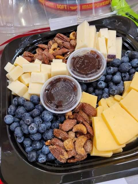 A picture of Breakfast cheese platter