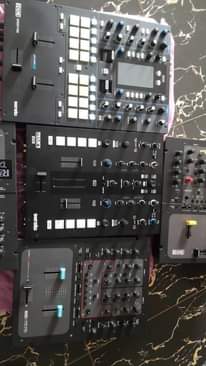 A picture of DJ equipments