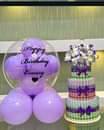 A picture of Flower bouquets and money Hampers