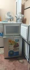 A picture of 130L capacity ADH double door fridge on the sale