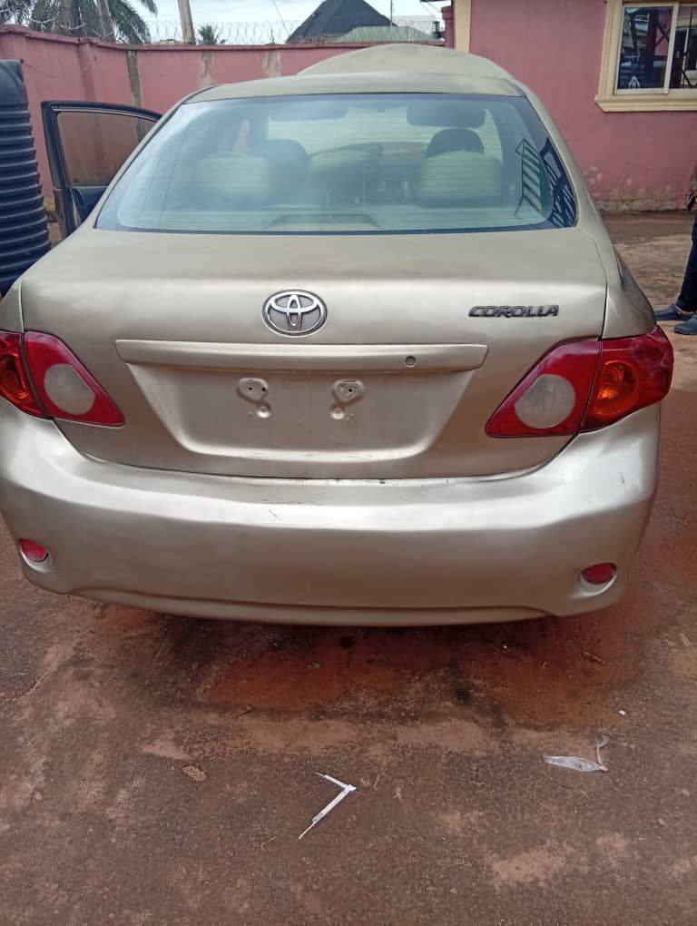 A picture of Toyota corolla