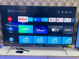 A picture of Spj 50 inch smart android frameless tv at 880k call