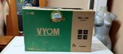A picture of 24 inches VYOM digital TV on the sale