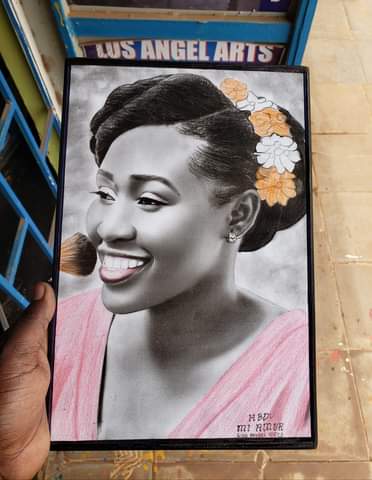 A picture of Suprise yo loved ones on there birthdays with a portrait