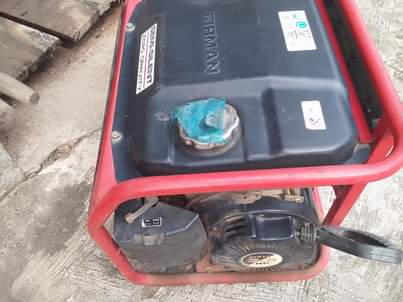 A picture of TV and Generator set