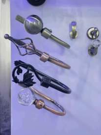 A picture of Curtain rods