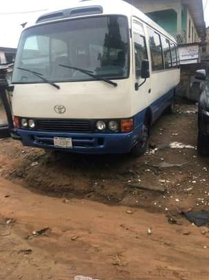 A picture of Coaster bus
