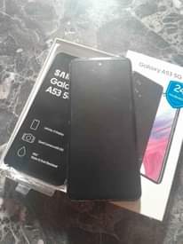 A picture of Samsung a53 6gb 128gb 5g lite Little cracks