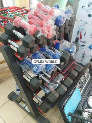 A picture of Gym and sports equipments