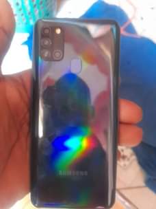 A picture of A 21 Samsung 128 storge 6 gb ram