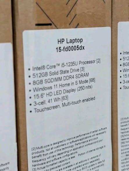 A picture of Brandnew HP laptop