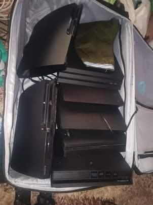 A picture of Play Station 4 and ps4pro from Europe