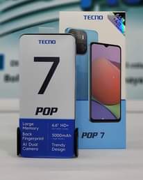 A picture of POP 7 PRO TECNO BRAND NEW AVAILABLE