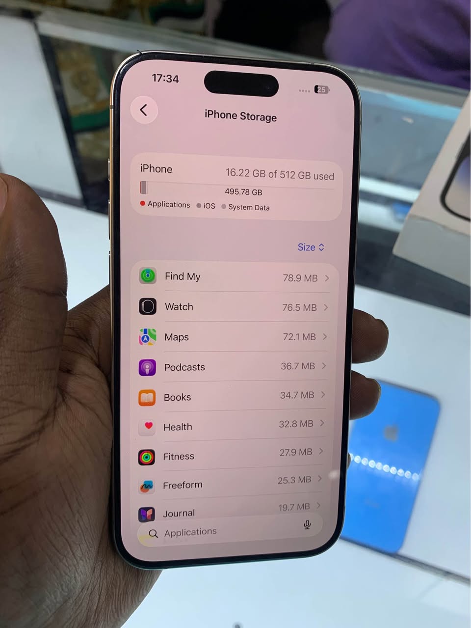 A picture of iPhone 15 Pro 512GB