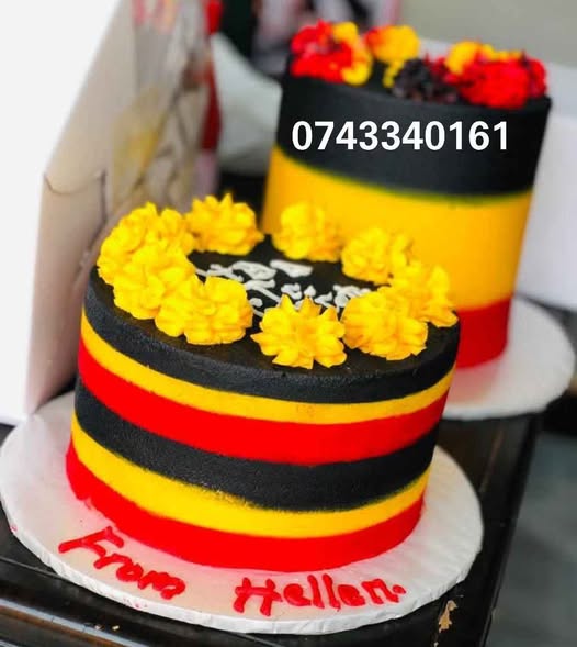 A picture of Cake buttercake charactercake kidscake cakewithcartoons cakewithstickers kidscake cakeforbab