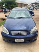 A picture of super distress Toyota Corolla sport 2004 model everything working perfectly