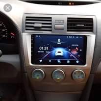 A picture of Android screen reverse camera tracker and all sound system in
