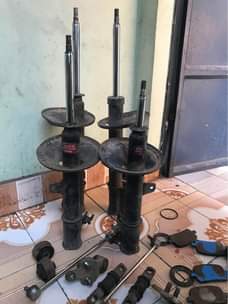 A picture of Toyota Harrier Shocks Up