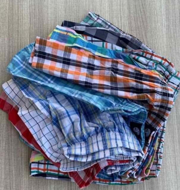 A picture of Timberland checked boxer