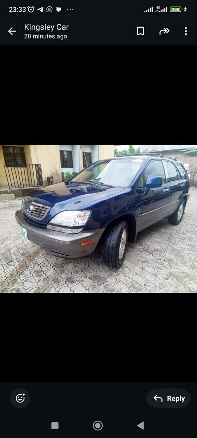 A picture of LEXUS RX300 BELGIUM STANDARD ENGINE AC GEAR BODY OKAY PRICE