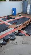 A picture of Paver installation
