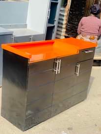 A picture of Kitchen cabinets