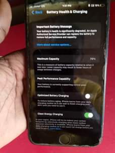 A picture of Iphone 8plus 64GB BLACK