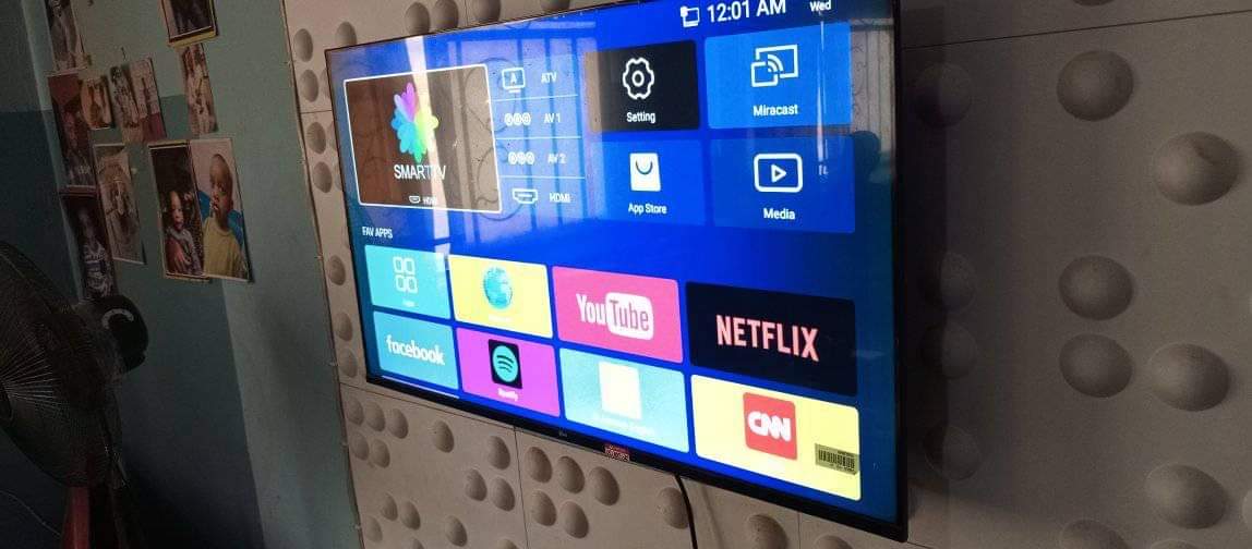 A picture of Smart LG TV