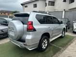 A picture of Land cruiser Prado 2012 upgraded to 2020 Tesla screen with
